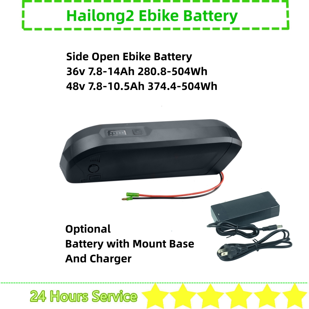 Ebike Battery 48V 20Ah Hailong - Hailong-Batería de bicicleta eléctrica, pila de