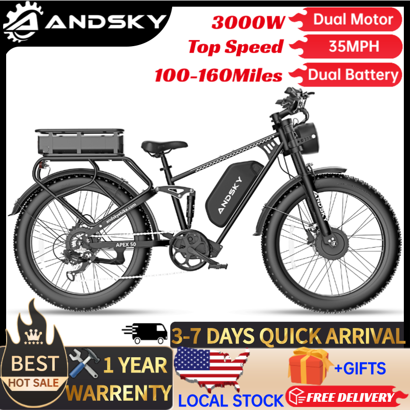 Mid Drive Motor Kit 52V 1000W - Bicicleta Eléctrica ANDSKY Apex50 AWD, Motor
