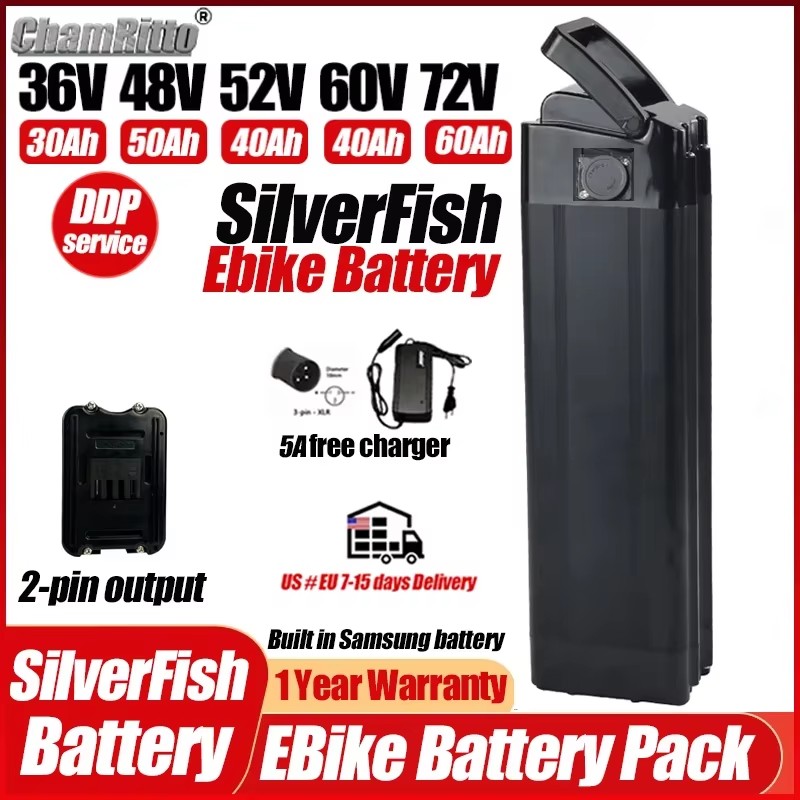 36v48v52v 60v 72v Bafang 1000w - Electric Bicycle Battery 72V 30Ah reseña y precio