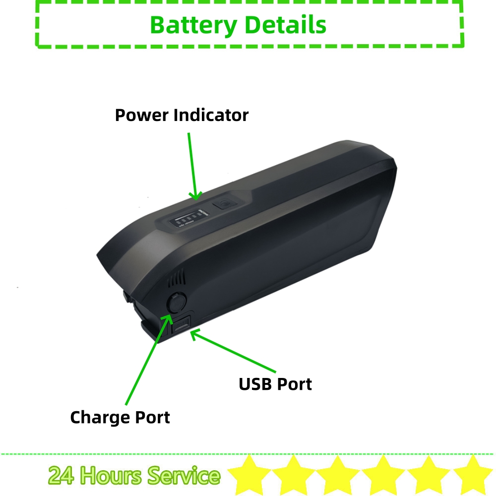 Hailong-Batería de bicicleta e - Ebike Battery 48V 20Ah Hailong reseña y precio